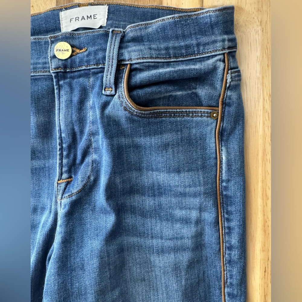 FRAME JEANS LE HIGH SKINNY BONHILL WOMENS 25